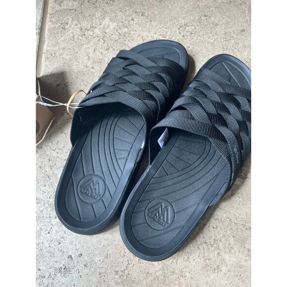 Malibu Sandals ZUMA NYLON BLACK new with tags multiple sizes - Picture 10 of 16